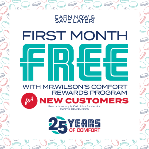 Special offers for HVAC services by Mr. Wilson Heating & Air Conditioning