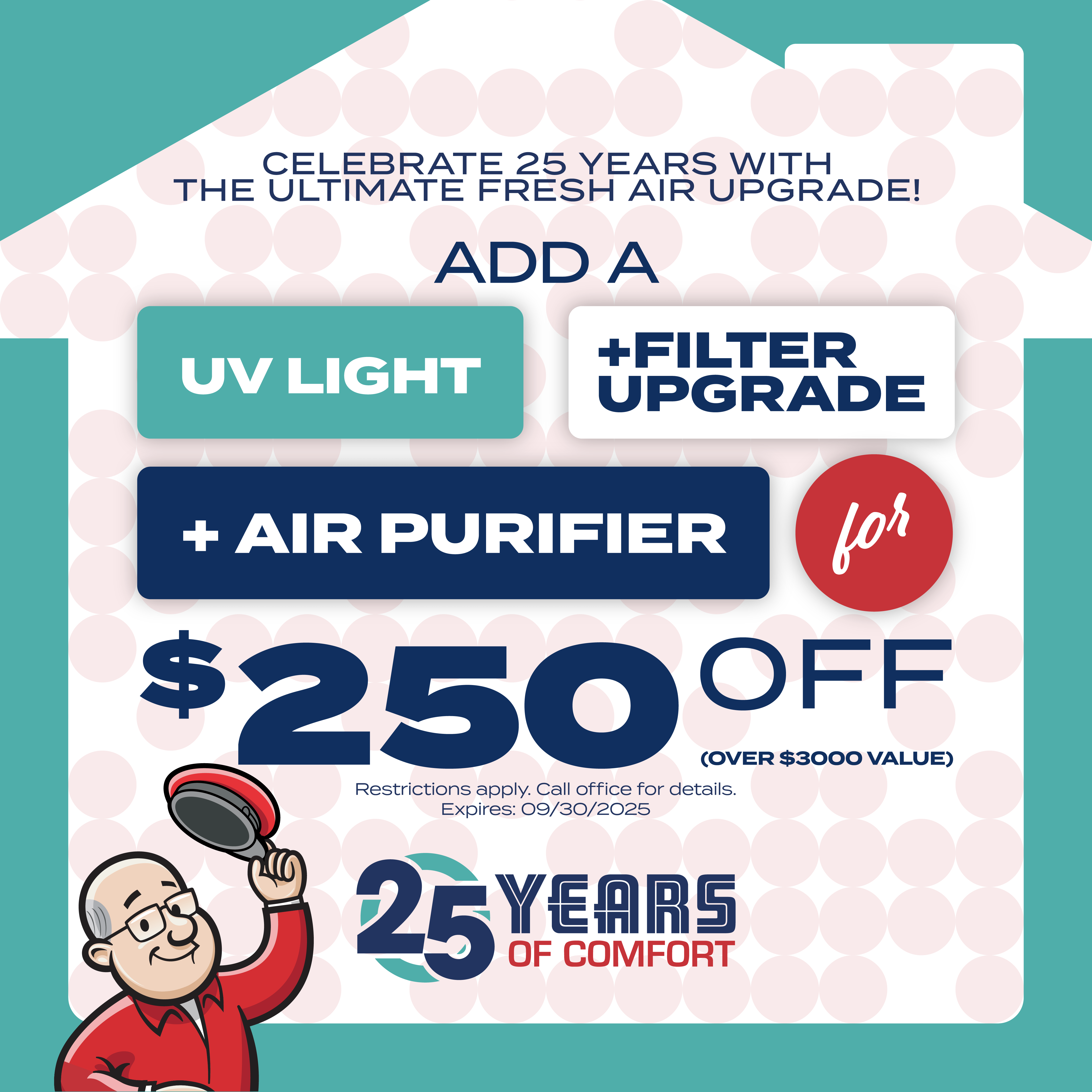 Special offers for HVAC services by Mr. Wilson Heating & Air Conditioning