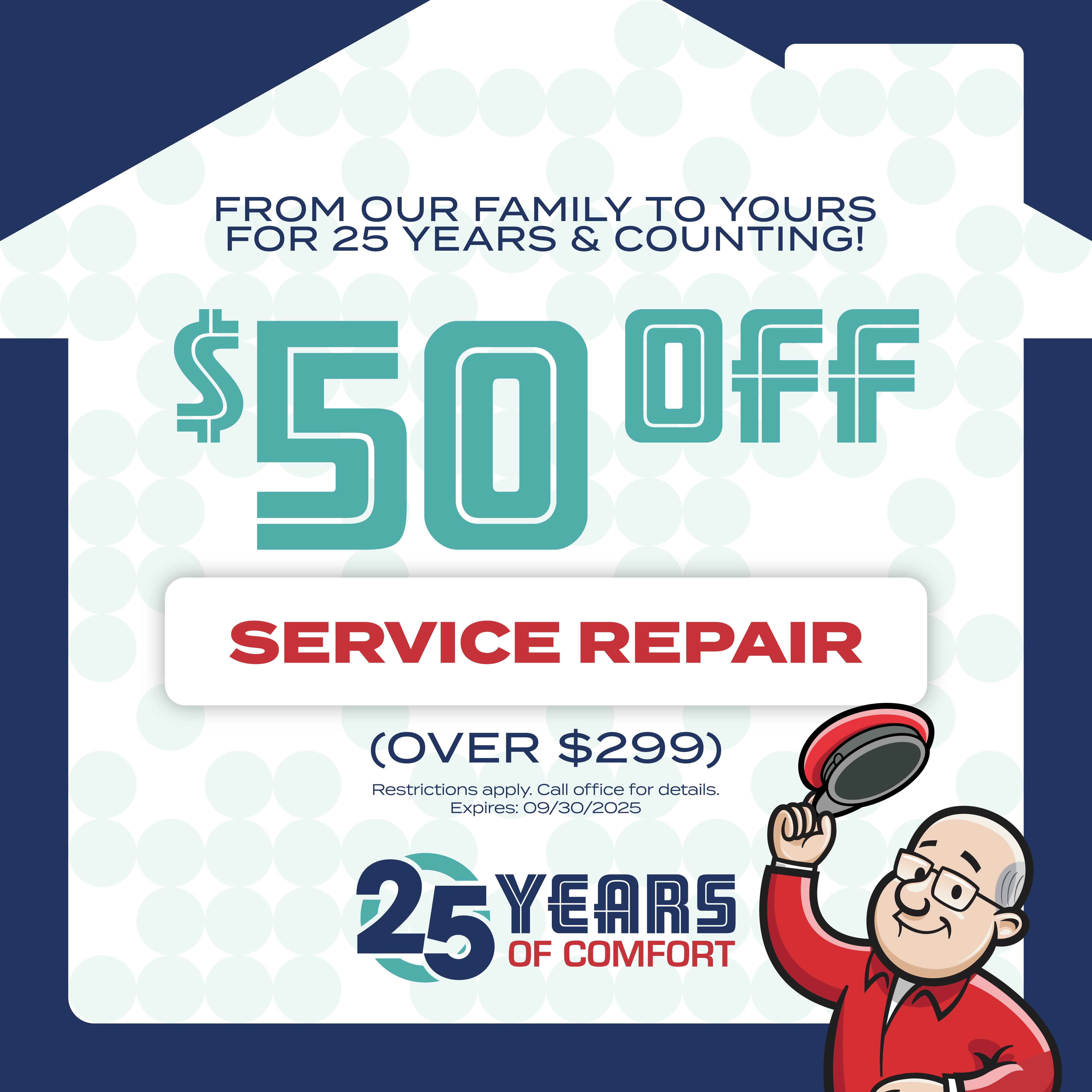 Special offers for HVAC services by Mr. Wilson Heating & Air Conditioning
