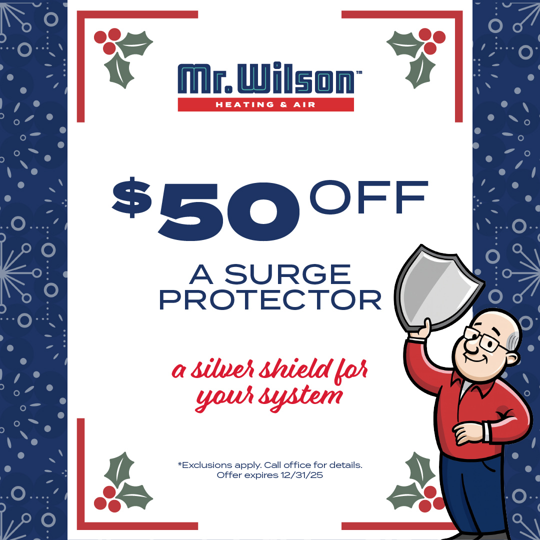 Special offers for HVAC services by Mr. Wilson Heating & Air Conditioning